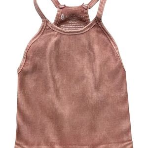 Free People Happiness Runs Crop Top LongDesert Crossing XS/S COLOR NO LO…